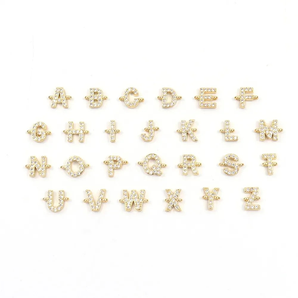 Personalized Unity Diamond Initial Bracelet