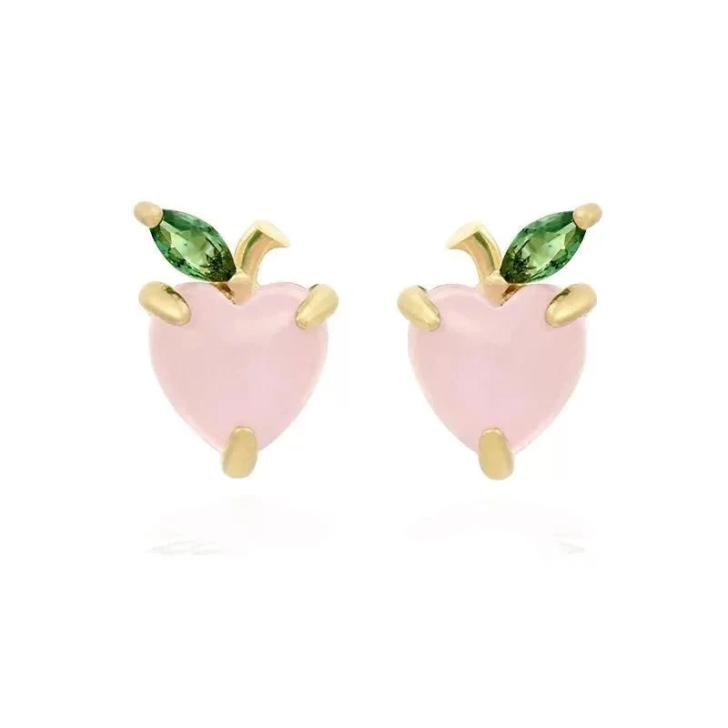Dainty Fruit Hoop & Stud Earrings