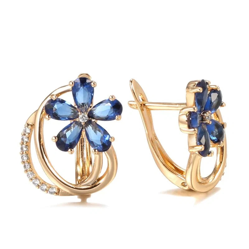 Spring Aurora Floral Earrings