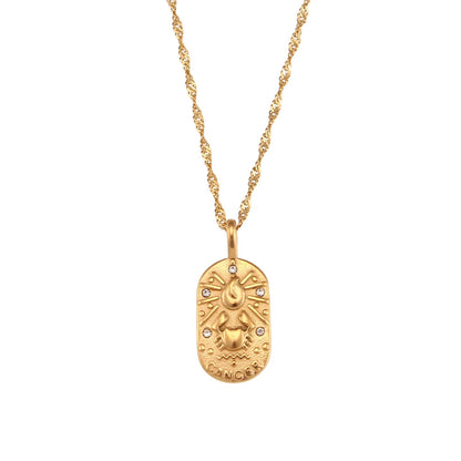 Dainty Zodiac Tarot Inspired Necklace
