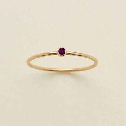 Dainty Birthstone Ring