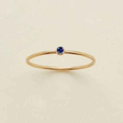 Dainty Birthstone Ring
