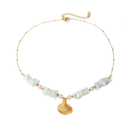 18k Boho Oceanic Sea Shell Necklaces