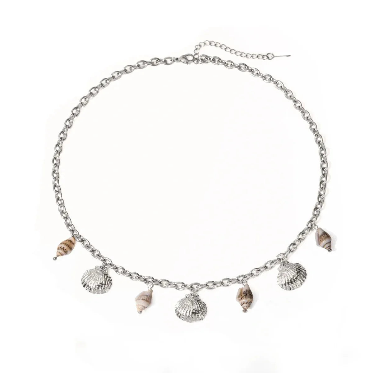 18k Summer Beach Sea Shell Necklace