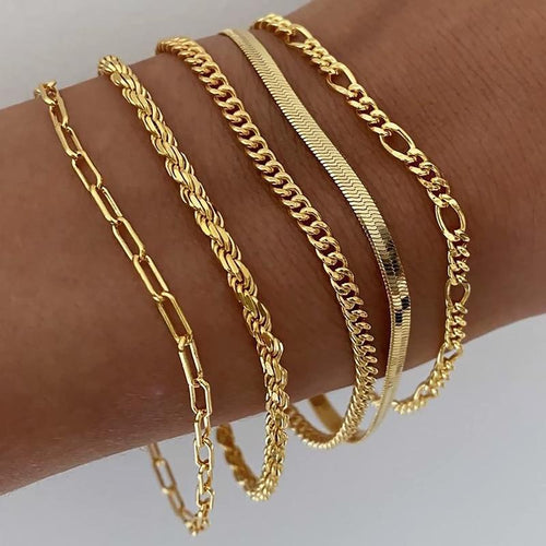 5pc Classic Bracelets Stack