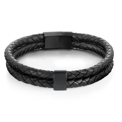 Minimal Personalized Name(s) Leather Bracelet