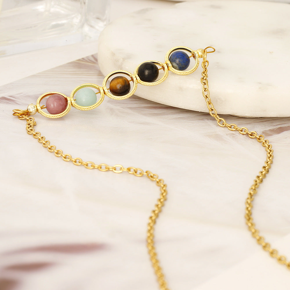 Dainty Handmade Zodiac Stones Necklace