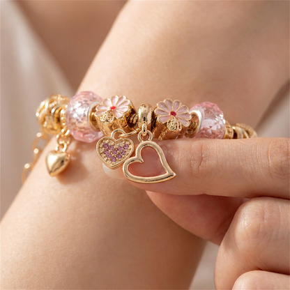 Playful Pink Charm Bracelets