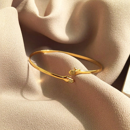 Romantic Warm Hug Bangle Bracelet