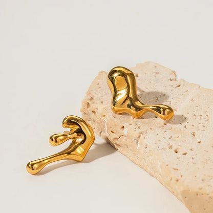 Dainty Melt Earrings