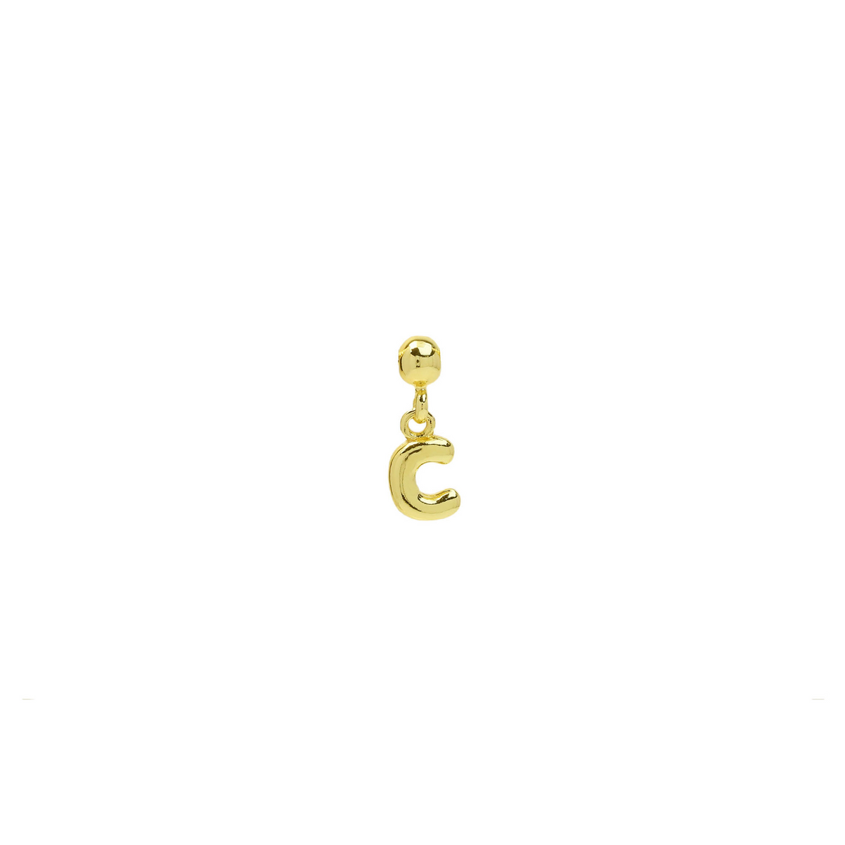 Dainty Satellite Bubble Letter Name Necklace