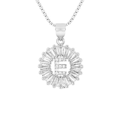 Circle Initial Necklace