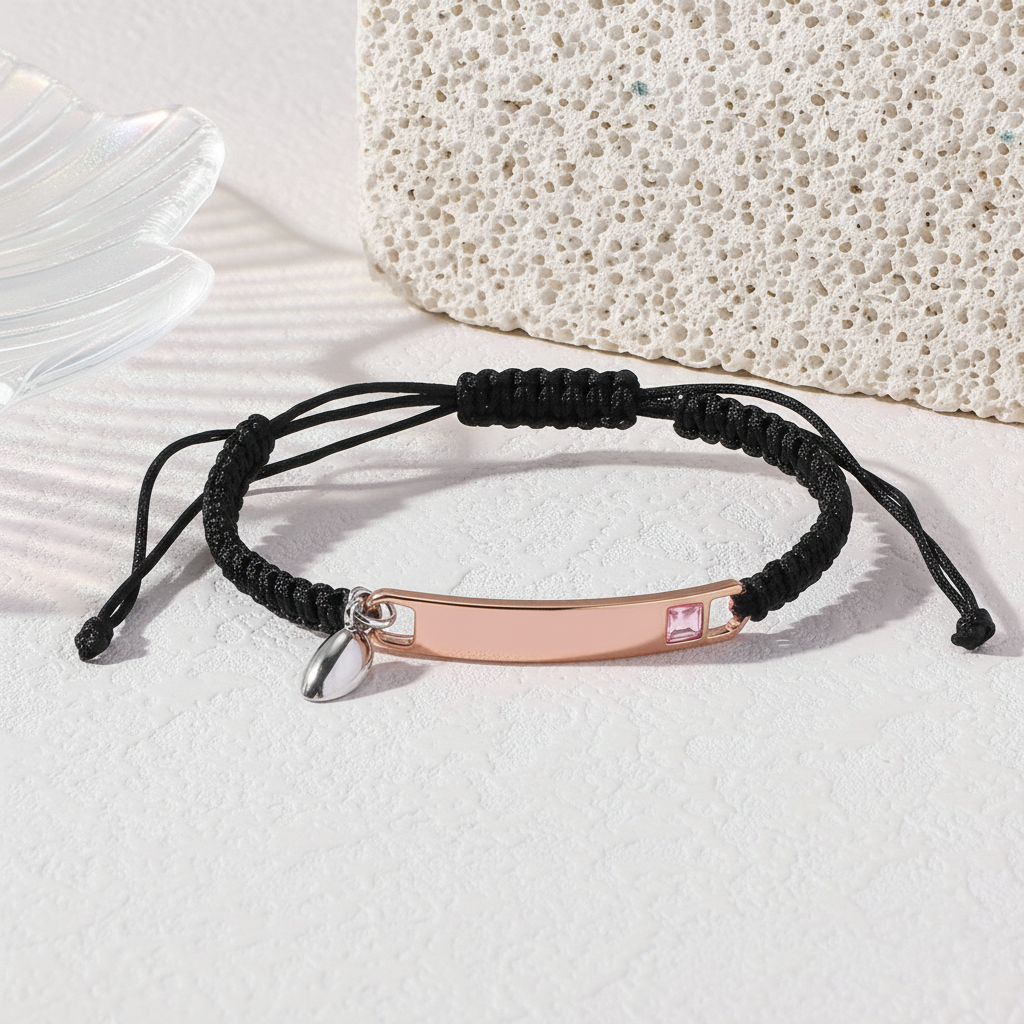 Personalized Magnetic Heart Love Bracelet Set