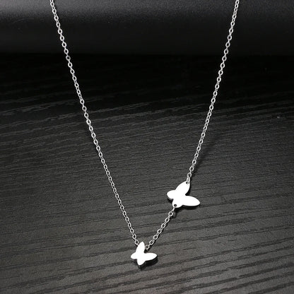 Dainty Fluttering Butterfly Necklace