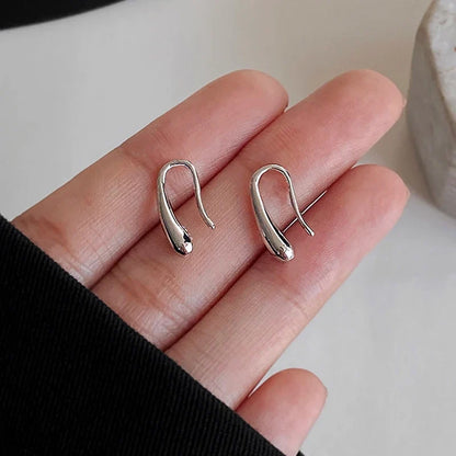 S925 Dainty Droplet Hook Earrings