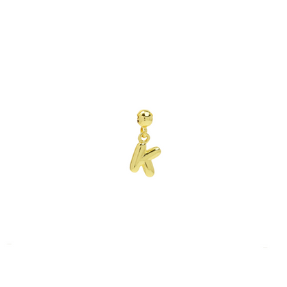 Dainty Satellite Bubble Letter Name Necklace