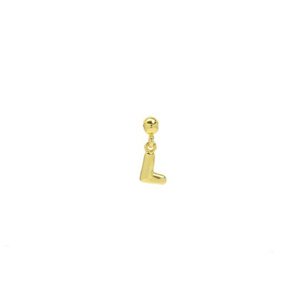 Dainty Satellite Bubble Letter Name Necklace