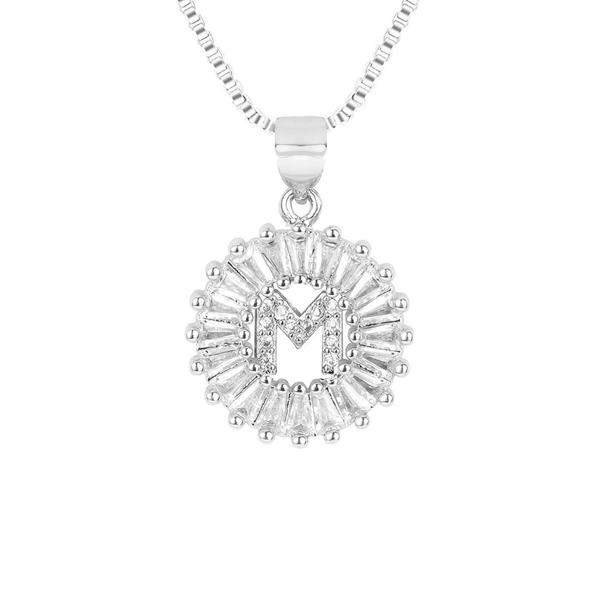 Circle Initial Necklace