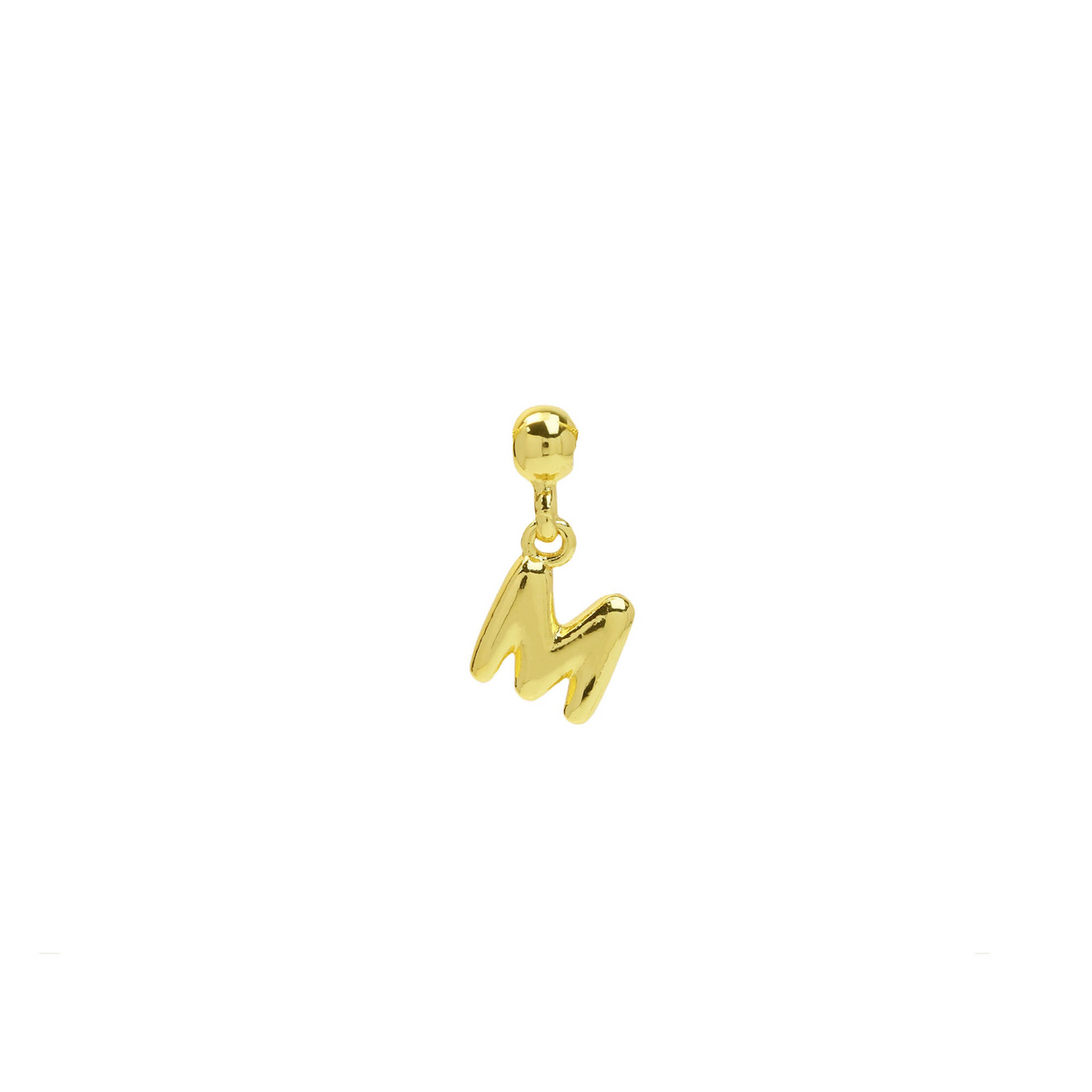 Dainty Satellite Bubble Letter Name Necklace