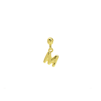 Dainty Satellite Bubble Letter Name Necklace