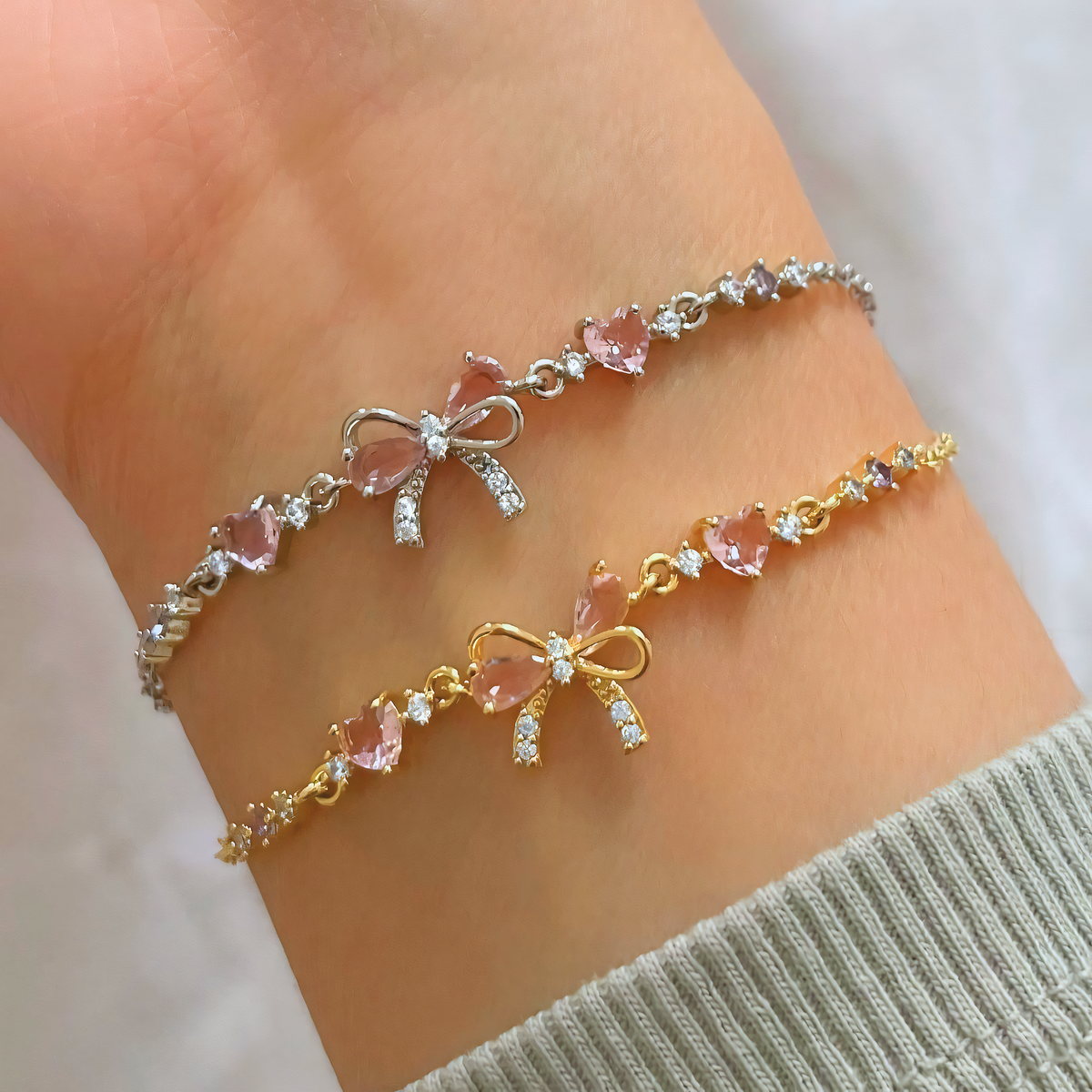 Dainty Bow Bond Bracelets
