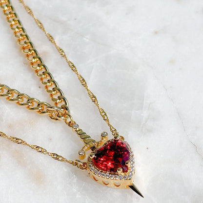 Prince & Princess Couples Necklace Set
