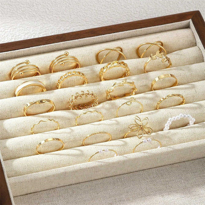 22pc Assorted Ring Stack