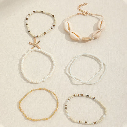 7pc Boho Beach Bracelet Stack