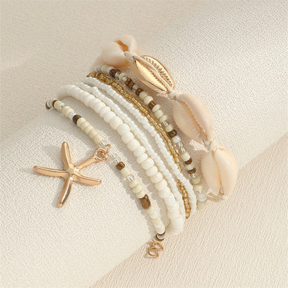 7pc Boho Beach Bracelet Stack