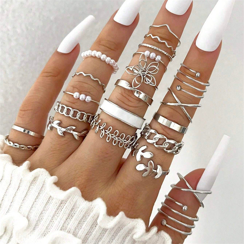 22pc Assorted Ring Stack