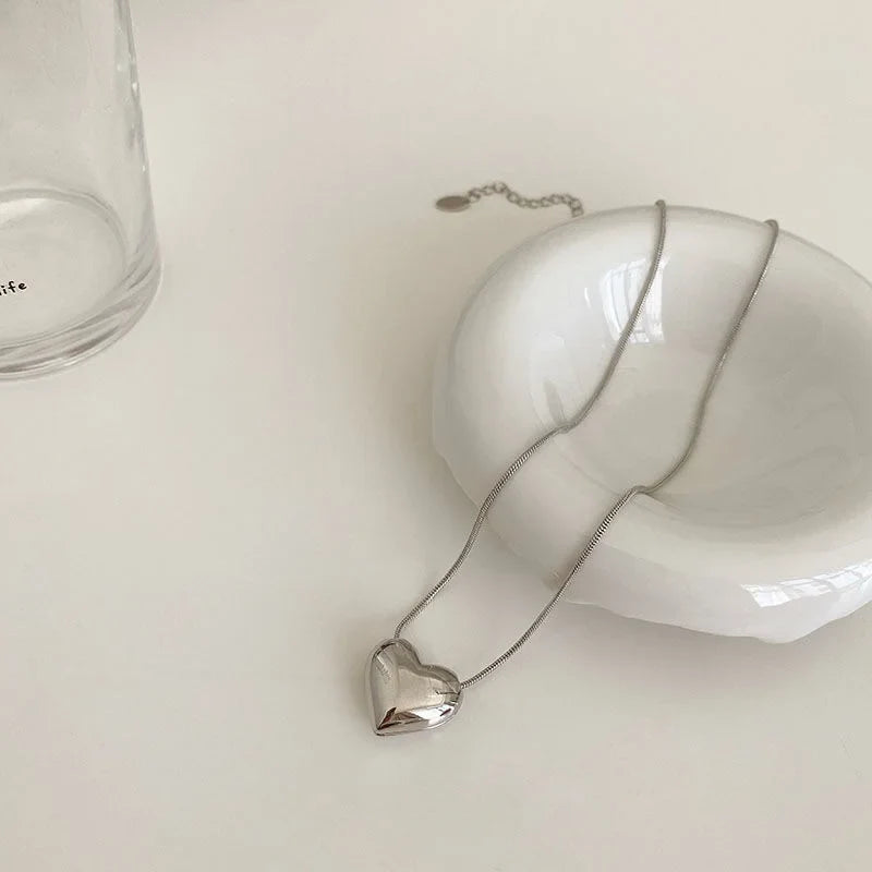 Love Heart Chain Necklace