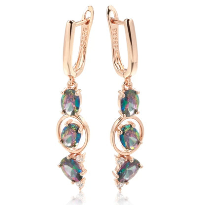Sparkling Dangle Diamonds Earrings