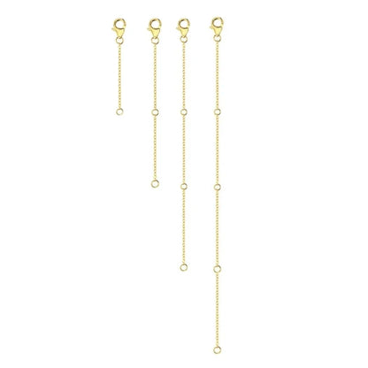 4pc Necklace Extender (2-8in) (5-20cm)