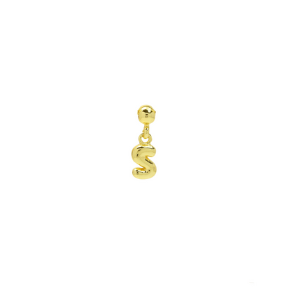 Dainty Satellite Bubble Letter Name Necklace