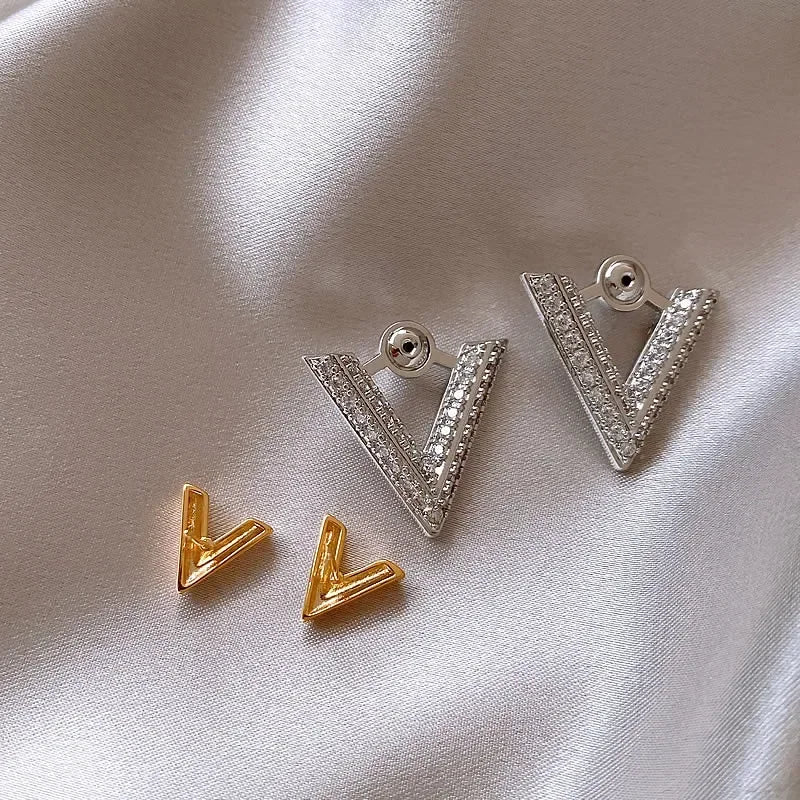 Classic Double V "Veinci" Earrings