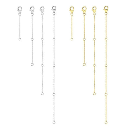 4pc Necklace Extender (2-8in) (5-20cm)