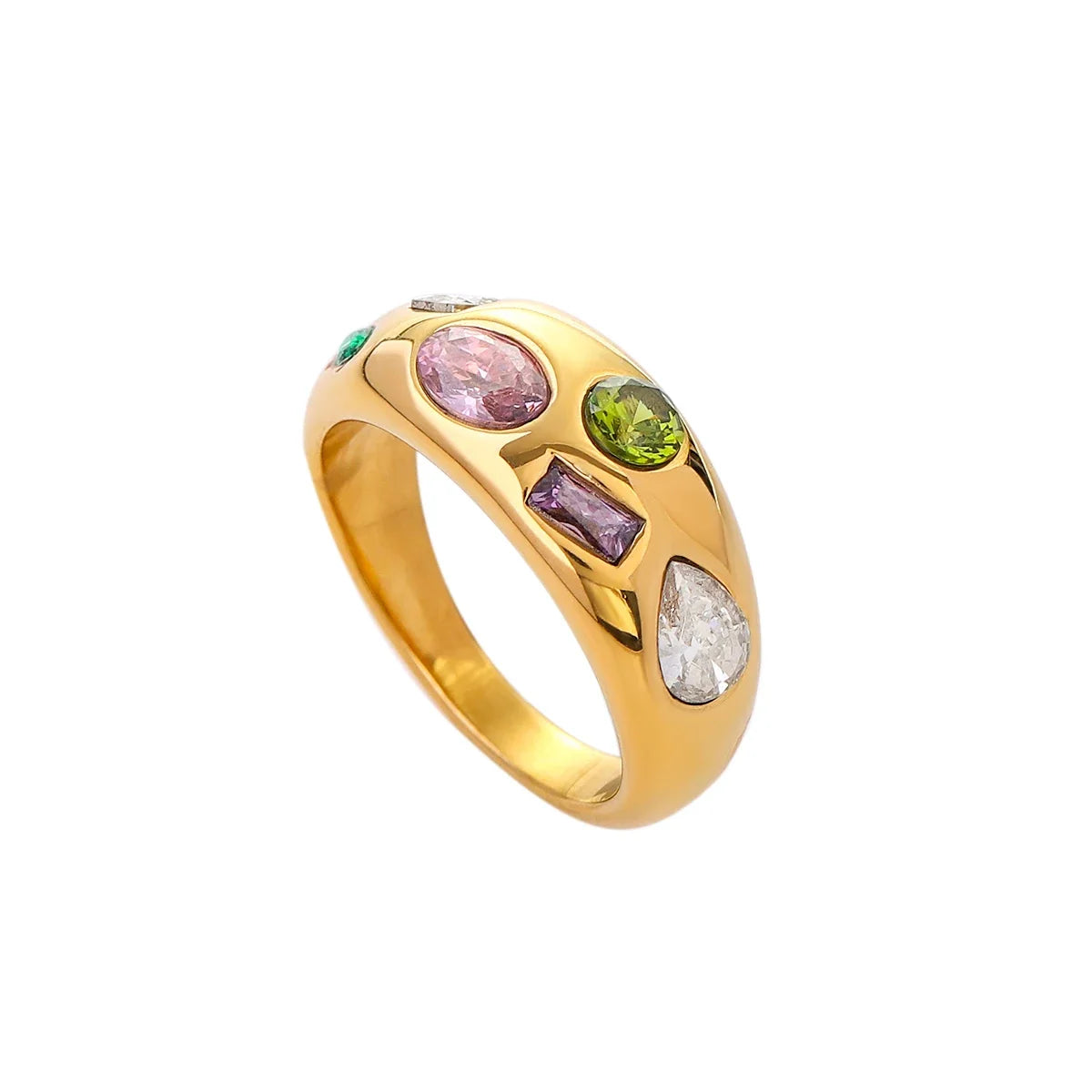 Chunky Gem Mine Ring