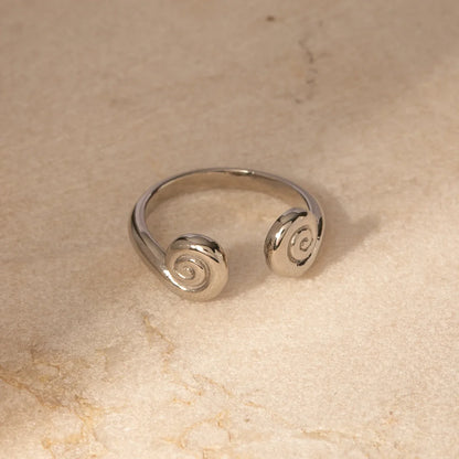 Adjustable Open Spiral Ring