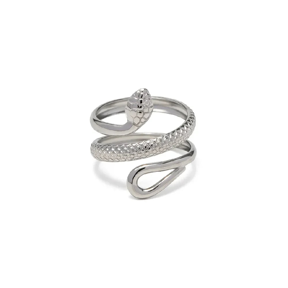 Adjustable Spiraling Snake Ring