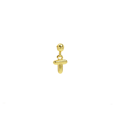 Dainty Satellite Bubble Letter Name Necklace