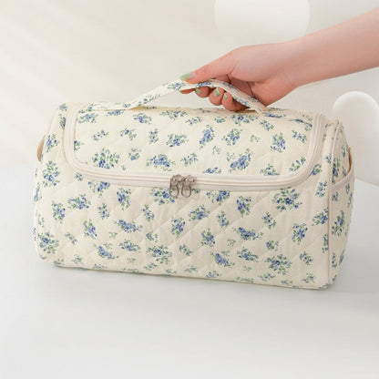 Quilted Cosmetic & Hair Dryer Organizer Bag