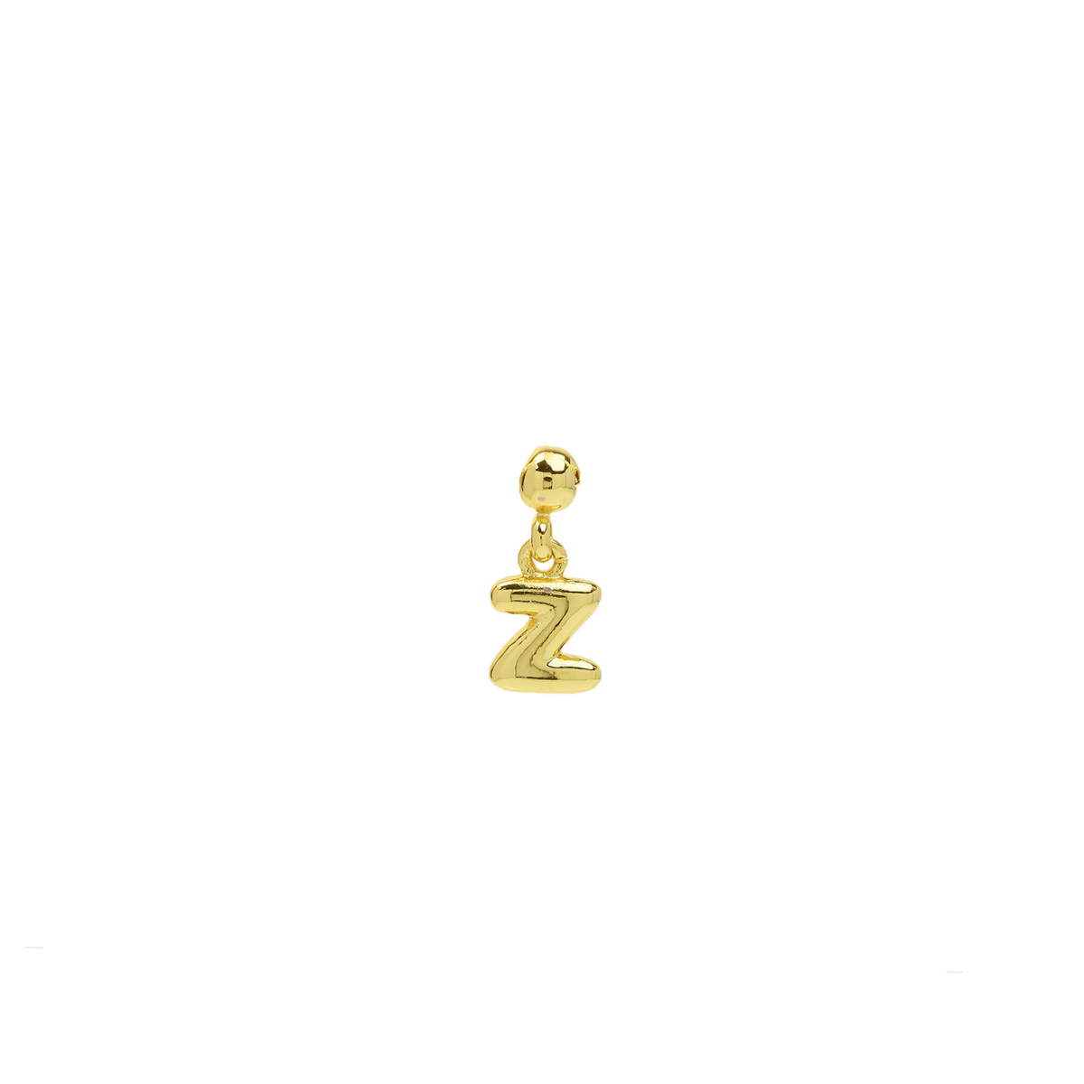 Dainty Satellite Bubble Letter Name Necklace