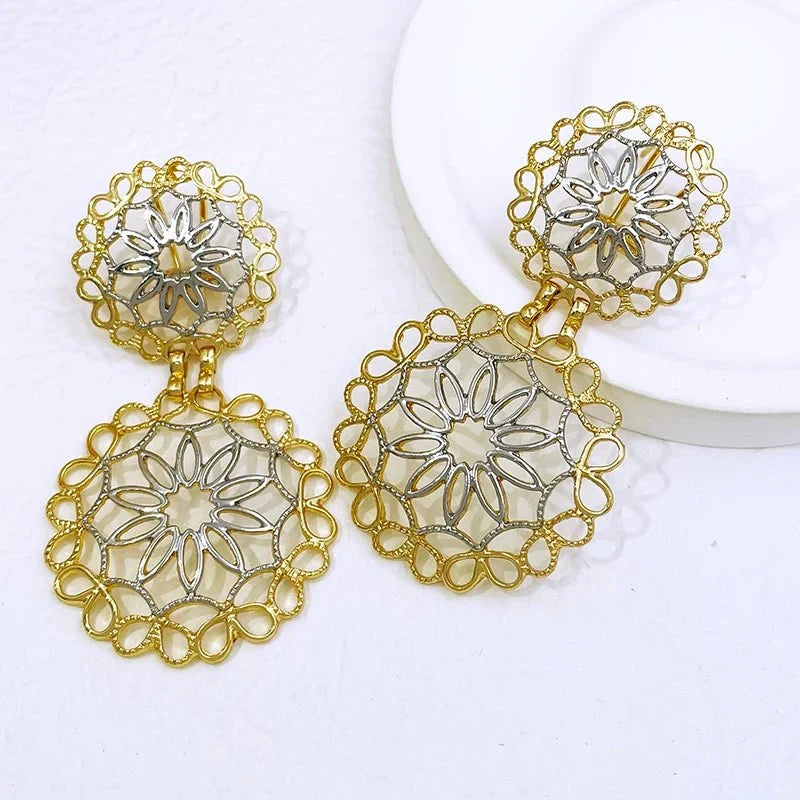 Bold Frequency Geometric Earrings