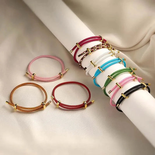 Classy Adjustable Rope Bracelets