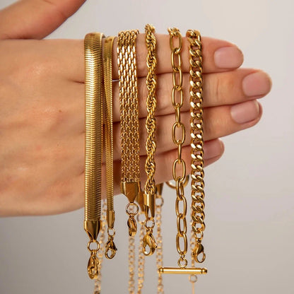 Classy Gold Mix & Match Bracelets