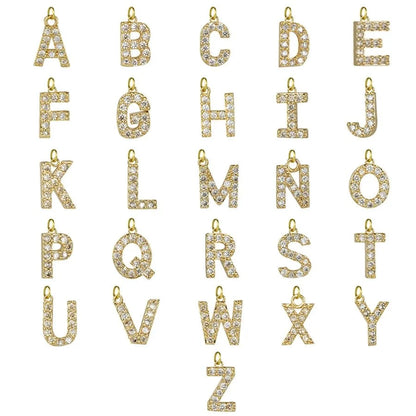 Classy Pearl Clasp Letter Initial Bracelets