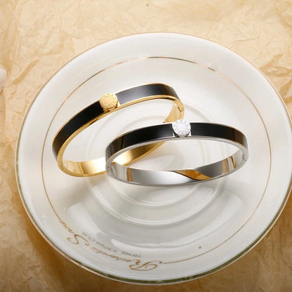 Classy Roman Numeral Bangle Bracelet and Rings