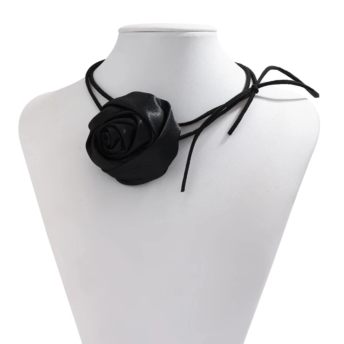 Classy Rose Floral Choker Necklace