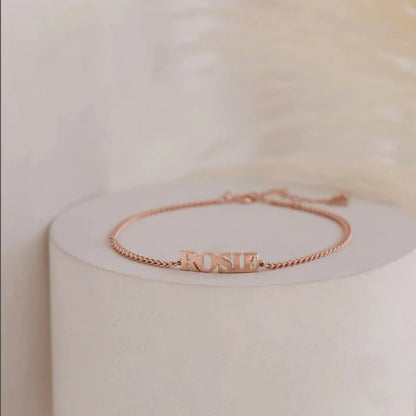 Customized Name Chain Bracelet