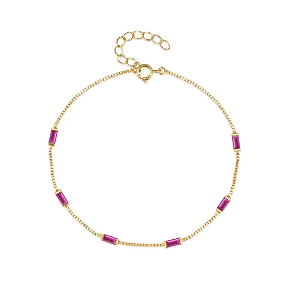 Dainty Aurora Chain Bracelets